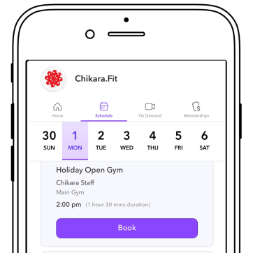 Momence App at Chikara Fitness
